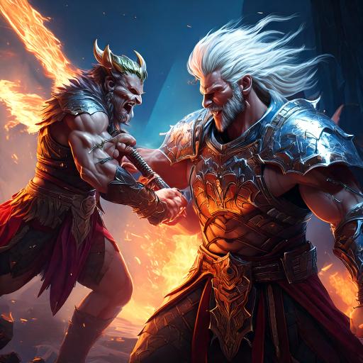 Firefly mythical rnger fighting another mythical mmorpg player 14496