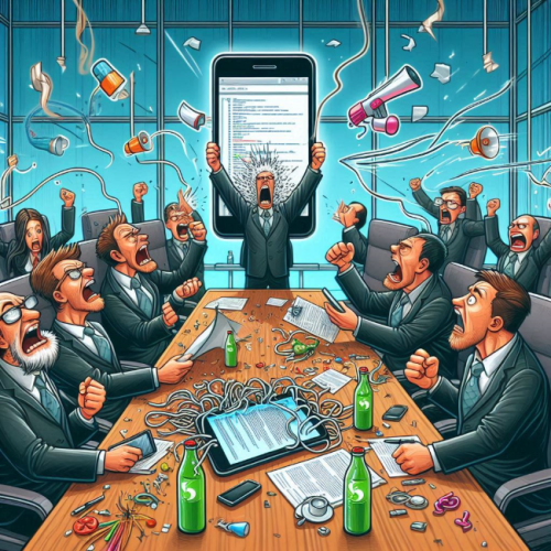 “The Art of Broken Apps: A Symphony of Boardroom Decisions and Developer Fumbles”