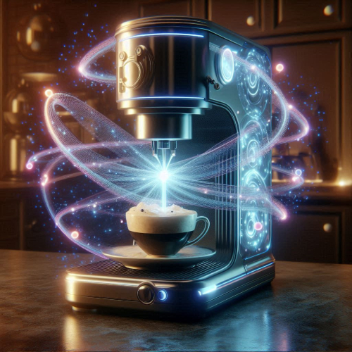 The Quantum Coffee Machine: Brew Your Reality, One Cup at a Time