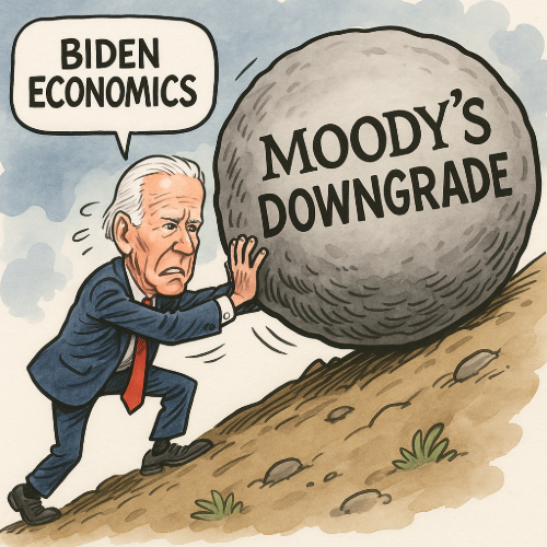 BREAKING: Moody’s Finally Downgrades U.S. Credit Rating After Four Years of Bidenomics – Dogecoin to the Rescue?