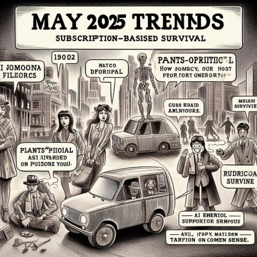 May 2025: Humanity’s Latest Innovations, Catastrophes, and Utterly Pointless Trends