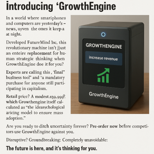 BREAKING: The AI Business Revolution Has Arrived—Introducing “GrowthEngine”