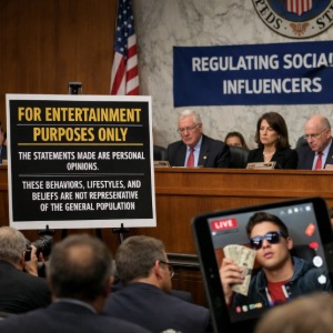 Lawmakers Move to Label TikTok and YouTube Influencers as Entertainment