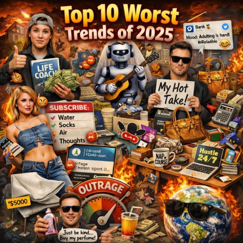 Top 10 Worst Trends of 2025: The Year We Mistook Nonsense for Progress
