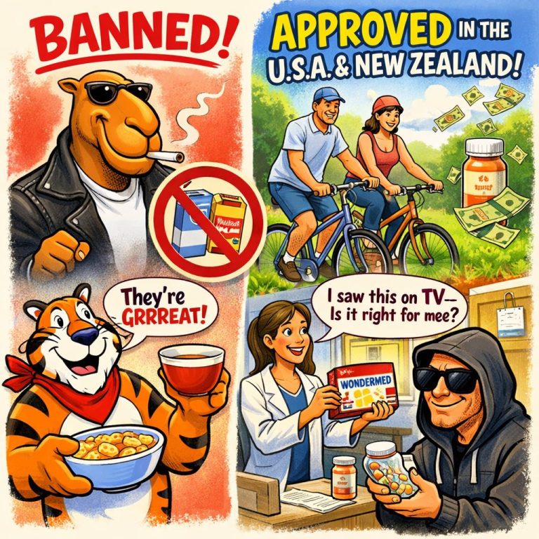 BREAKING: America Bans Cartoon Tigers From Selling Cereal But Lets Drug Ads Sell You Diseases