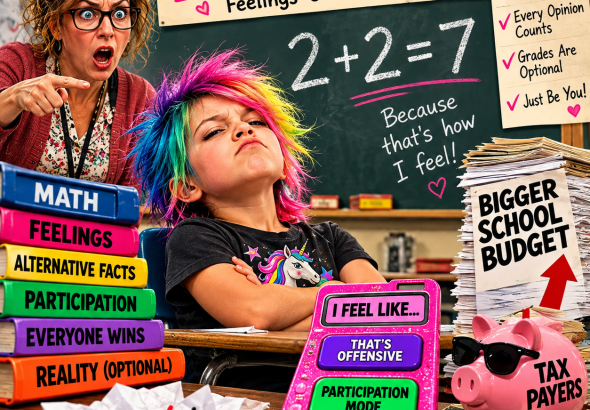 BREAKING: Schools Eliminate Wrong Answers After Students Report Math Is Hurting Their Feelings
